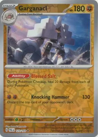 Garganacl 123/193 (SV02: Paldea Evolved)  - Reverse Holofoil | Good Games Adelaide SA
