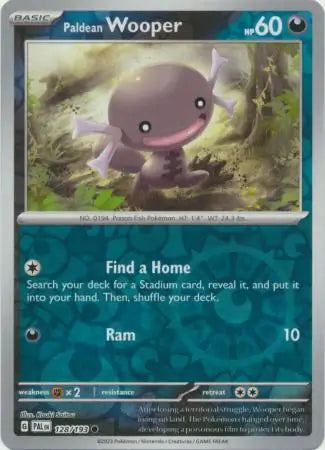 Paldean Wooper 128/193 (SV02: Paldea Evolved)  - Reverse Holofoil | Good Games Adelaide SA