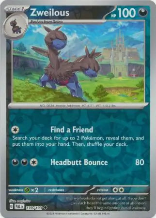 Zweilous 139/193 (SV02: Paldea Evolved)  - Reverse Holofoil | Good Games Adelaide SA