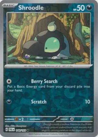 Shroodle 144/193 (SV02: Paldea Evolved)  - Reverse Holofoil | Good Games Adelaide SA