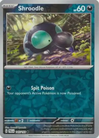 Shroodle 145/193 (SV02: Paldea Evolved)  - Reverse Holofoil | Good Games Adelaide SA