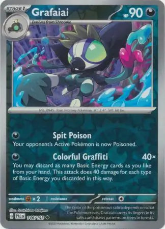 Grafaiai 146/193 (SV02: Paldea Evolved)  - Reverse Holofoil | Good Games Adelaide SA