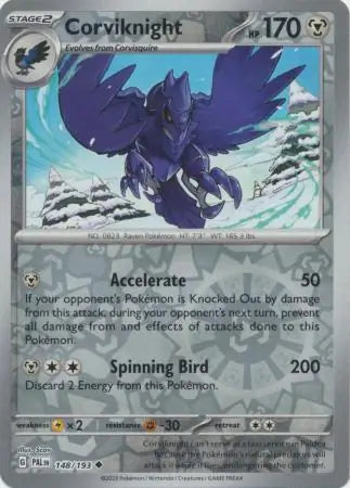 Corviknight 148/193 (SV02: Paldea Evolved)  - Reverse Holofoil | Good Games Adelaide SA