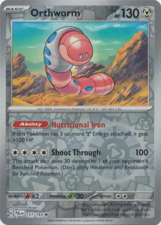 Orthworm 151/193 (SV02: Paldea Evolved)  - Reverse Holofoil | Good Games Adelaide SA
