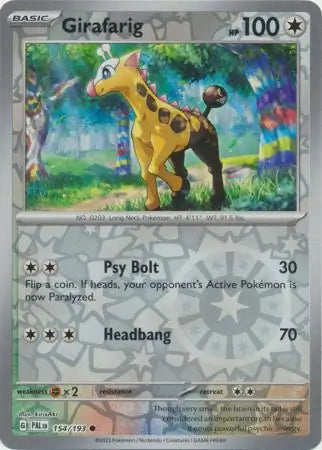 Girafarig 154/193 (SV02: Paldea Evolved)  - Reverse Holofoil | Good Games Adelaide SA