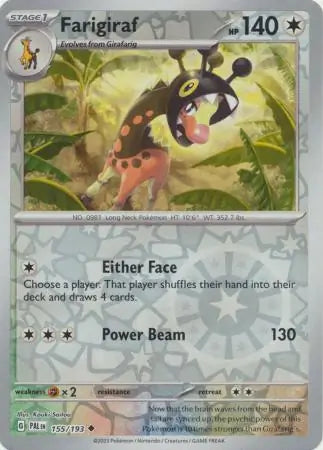 Farigiraf 155/193 (SV02: Paldea Evolved)  - Reverse Holofoil | Good Games Adelaide SA