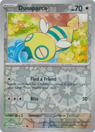 Dunsparce 156/193 (SV02: Paldea Evolved)  - Reverse Holofoil | Good Games Adelaide SA