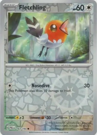 Fletchling 163/193 (SV02: Paldea Evolved)  - Reverse Holofoil | Good Games Adelaide SA