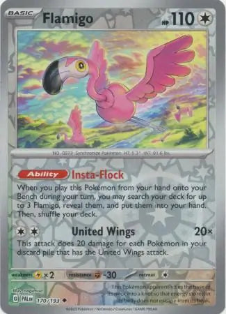 Flamigo 170/193 (SV02: Paldea Evolved)  - Reverse Holofoil | Good Games Adelaide SA