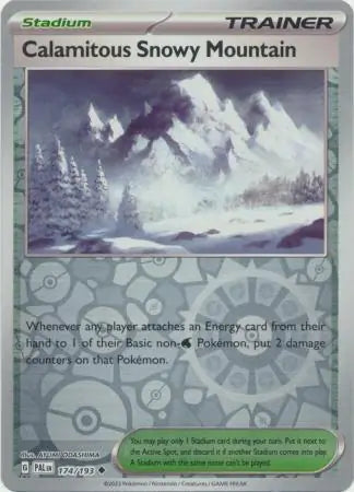 Calamitous Snowy Mountain 174/193 (SV02: Paldea Evolved)  - Reverse Holofoil | Good Games Adelaide SA