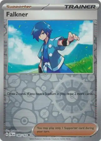 Falkner 180/193 (SV02: Paldea Evolved)  - Reverse Holofoil | Good Games Adelaide SA
