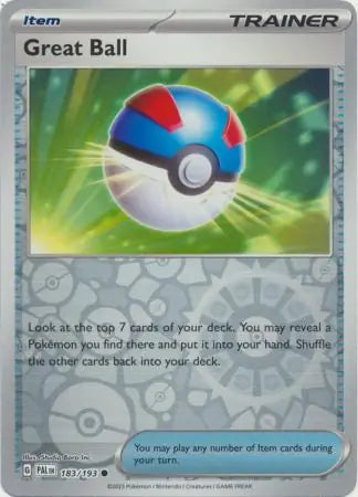 Great Ball 183/193 (SV02: Paldea Evolved)  - Reverse Holofoil | Good Games Adelaide SA