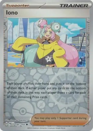 Iono 185/193 (SV02: Paldea Evolved)  - Reverse Holofoil | Good Games Adelaide SA