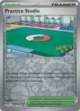 Practice Studio 186/193 (SV02: Paldea Evolved)  - Reverse Holofoil | Good Games Adelaide SA