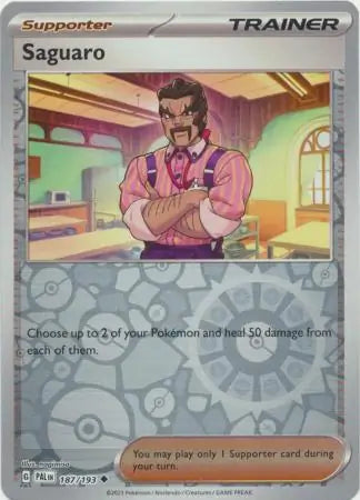 Saguaro 187/193 (SV02: Paldea Evolved)  - Reverse Holofoil | Good Games Adelaide SA