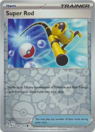 Super Rod 188/193 (SV02: Paldea Evolved)  - Reverse Holofoil | Good Games Adelaide SA