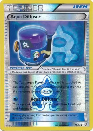 Aqua Diffuser 23/34 (Double Crisis)  - Reverse Holofoil | Good Games Adelaide SA