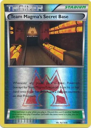 Team Magma's Secret Base 32/34 (Double Crisis)  - Reverse Holofoil | Good Games Adelaide SA