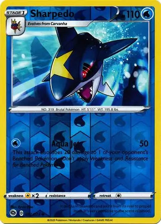 Sharpedo 12/73 (Champion's Path)  - Reverse Holofoil | Good Games Adelaide SA