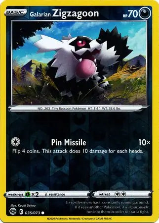 Galarian Zigzagoon 35/73 (Champion's Path)  - Reverse Holofoil | Good Games Adelaide SA