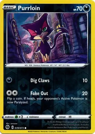 Purrloin 39/73 (Champion's Path)  - Reverse Holofoil | Good Games Adelaide SA