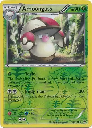 Amoonguss 10/101 (Noble Victories)  - Reverse Holofoil | Good Games Adelaide SA