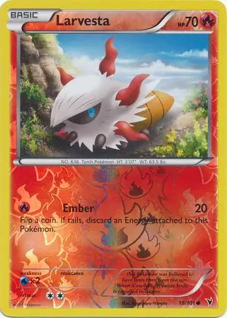 Larvesta 19/101 (Noble Victories)  - Reverse Holofoil | Good Games Adelaide SA