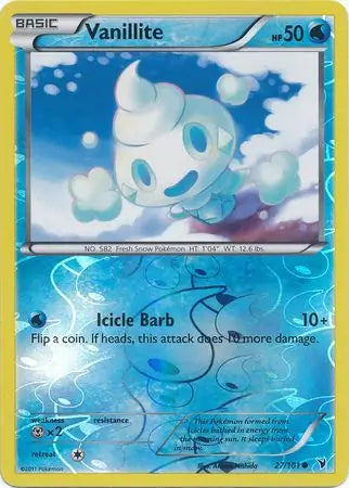 Vanillite 27/101 (Noble Victories)  - Reverse Holofoil | Good Games Adelaide SA