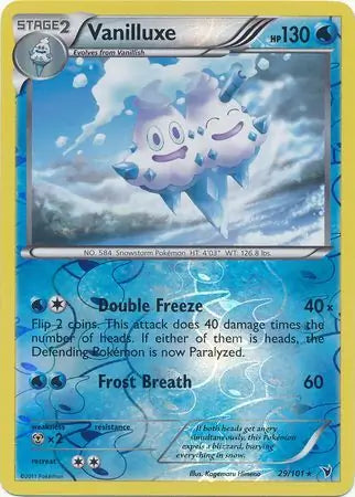 Vanilluxe 29/101 (Noble Victories)  - Reverse Holofoil | Good Games Adelaide SA