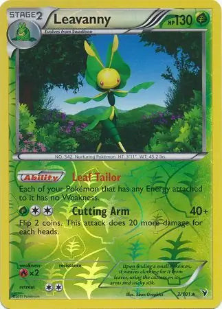 Leavanny 3/101 (Noble Victories)  - Reverse Holofoil | Good Games Adelaide SA