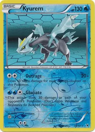 Kyurem 34/101 (Noble Victories)  - Reverse Holofoil | Good Games Adelaide SA