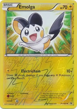 Emolga 37/101 (Noble Victories)  - Reverse Holofoil | Good Games Adelaide SA
