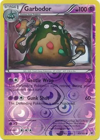 Garbodor 49/101 (Noble Victories)  - Reverse Holofoil | Good Games Adelaide SA