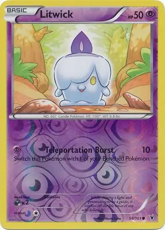 Litwick 58/101 (Noble Victories)  - Reverse Holofoil | Good Games Adelaide SA