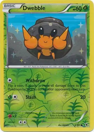 Dwebble 6/101 (Noble Victories)  - Reverse Holofoil | Good Games Adelaide SA