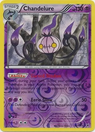 Chandelure 60/101 (Noble Victories)  - Reverse Holofoil | Good Games Adelaide SA