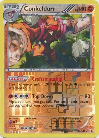 Conkeldurr 64/101 (Noble Victories)  - Reverse Holofoil | Good Games Adelaide SA