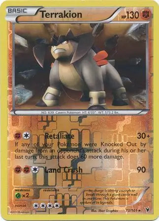 Terrakion 73/101 (Noble Victories)  - Reverse Holofoil | Good Games Adelaide SA