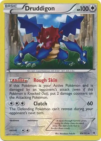 Druddigon 89/101 (Noble Victories)  - Reverse Holofoil | Good Games Adelaide SA