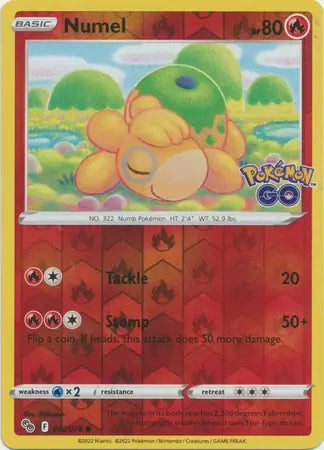 Numel 013/078 (Pokemon GO)  - Reverse Holofoil | Good Games Adelaide SA