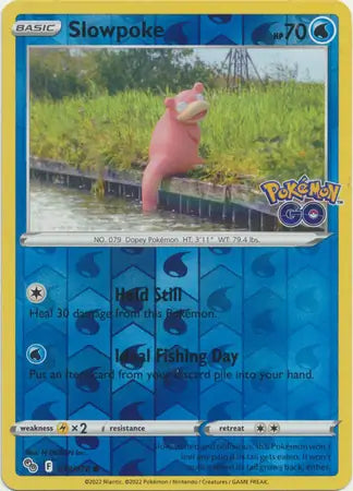 Slowpoke 019/078 (Pokemon GO)  - Reverse Holofoil | Good Games Adelaide SA