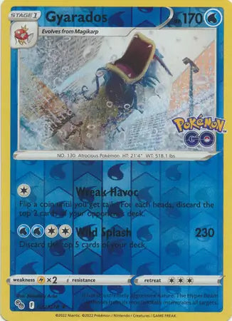 Gyarados 022/078 (Pokemon GO)  - Reverse Holofoil | Good Games Adelaide SA