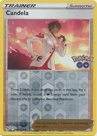 Candela 065/078 (Pokemon GO)  - Reverse Holofoil | Good Games Adelaide SA