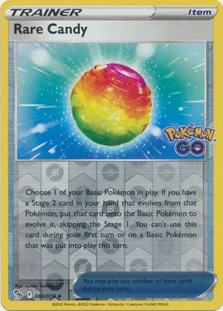 Rare Candy 069/078 (Pokemon GO)  - Reverse Holofoil | Good Games Adelaide SA