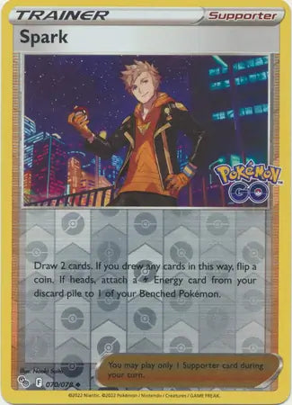 Spark 070/078 (Pokemon GO)  - Reverse Holofoil | Good Games Adelaide SA