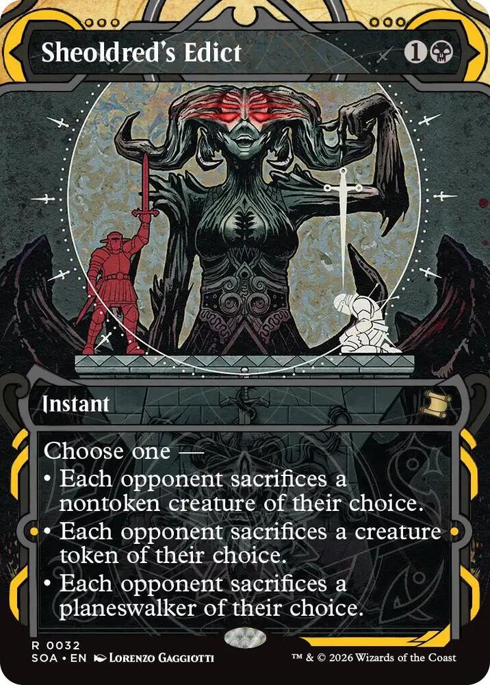 Sheoldred's Edict 32 (Secrets of Strixhaven: Mystical Archive)  - Foil | Good Games Adelaide SA