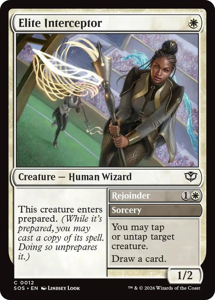 Elite Interceptor // Rejoinder 12 (Secrets of Strixhaven)  - Foil | Good Games Adelaide SA