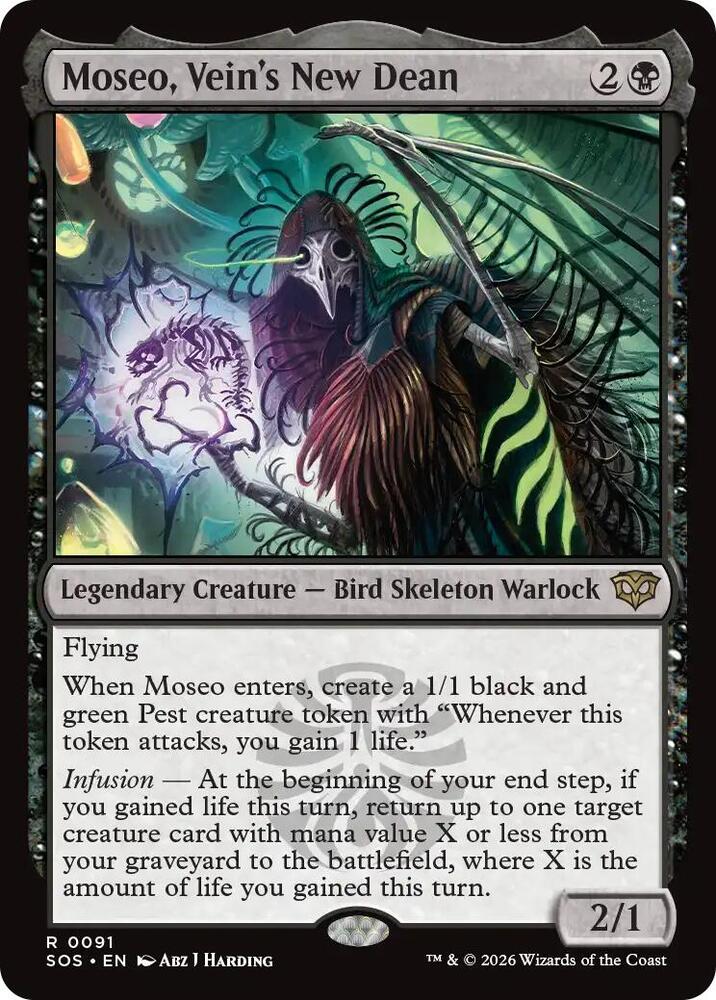 Moseo Veins New Dean 91 (Secrets of Strixhaven)  - Foil | Good Games Adelaide SA