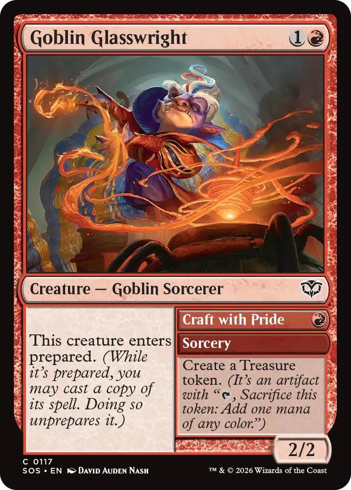 Goblin Glasswright // Craft with Pride 117 (Secrets of Strixhaven)  - Foil | Good Games Adelaide SA