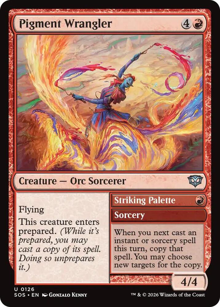 Pigment Wrangler // Striking Palette 126 (Secrets of Strixhaven)  - Foil | Good Games Adelaide SA